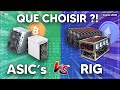 Asic vs rig de minage que choisir 