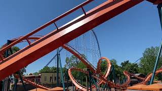 Rougarou Off-Ride Footage Cedar Point B&M Floorless (Non-Copyright)