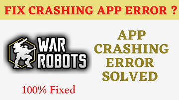 Fix Auto Crashing War Robots Game app/Keeps Stopping App Error in Android Phone | AllTechapple