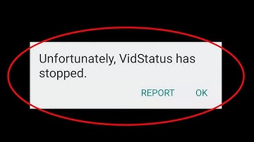 How To Fix Unfortunately Vidstatus Has Stopped Error Android & Ios - Vidstatus Not working Problem