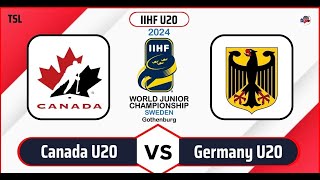 МЧМ №3. Групповой этап. Канада U20 vs Германия U20