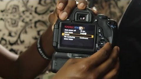How to Format a Memory Card for a Canon Camera : Basic Photography