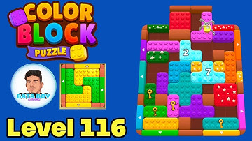 Color block puzzle 3d jam level 116 solution walkthrough 