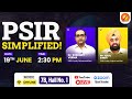PSIR SIMPLIFIED | VAJIRAM AND RAVI