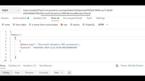 Add and Remove Members from Team Action - Dynamics 365
