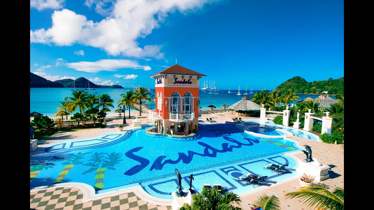 Sandals Grande St. Lucian Resort. - YouTube
