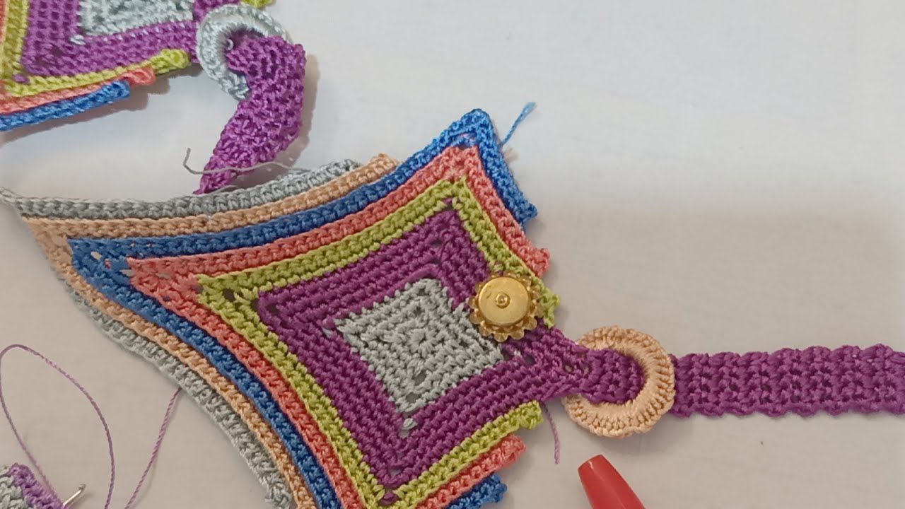 كروشي خلالة زفيرا الجزء 2