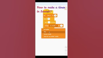 How to Make a Timer in Scratch #shorts #scratch