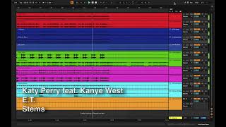 Katy Perry - E T  ft  Kanye West Stems