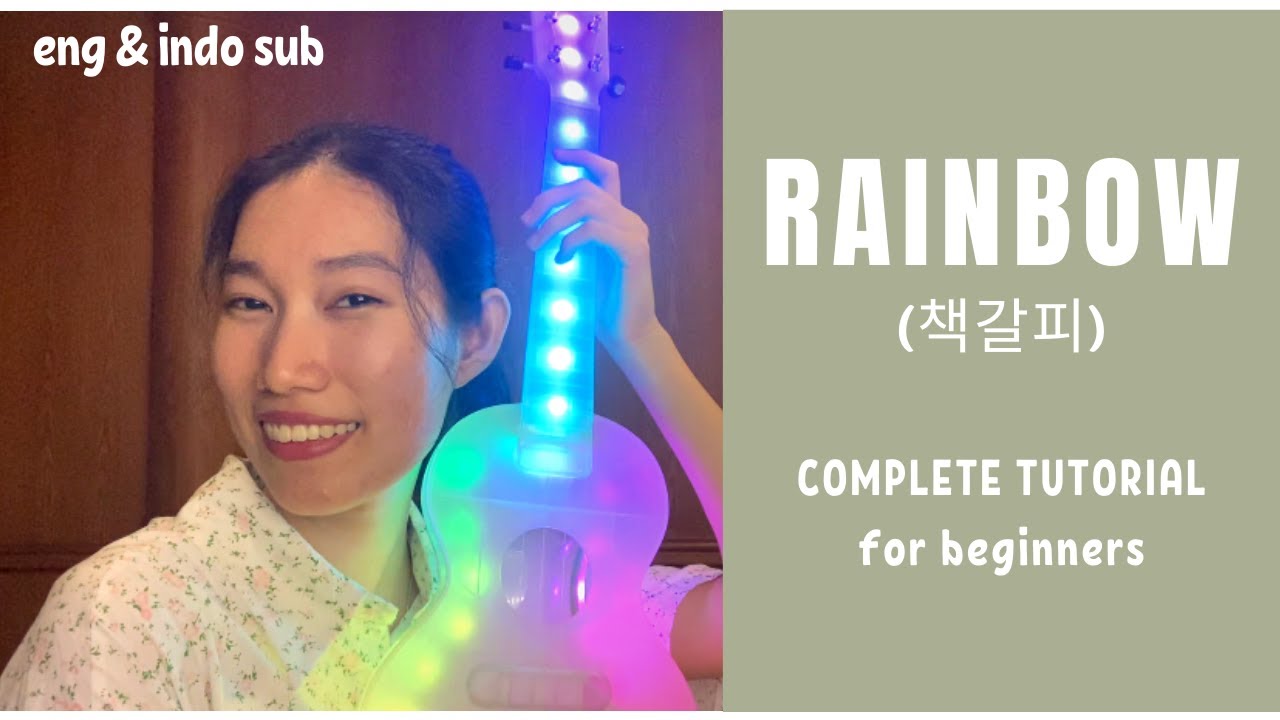 NCT DREAM - Rainbow (책갈피) UKULELE TUTORIAL by Chairia Tandias
