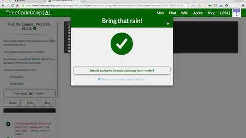 Free Code Camp: Find the Longest Word in a String