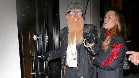 ZZ Top Rocker Billy Gibbons Dines At Craig's With ...