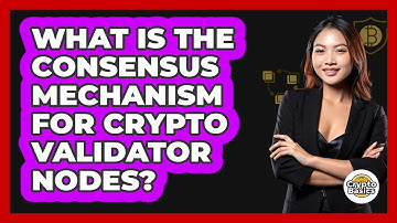 What Is The Consensus Mechanism For Crypto Validator Nodes? - CryptoBasics360.com