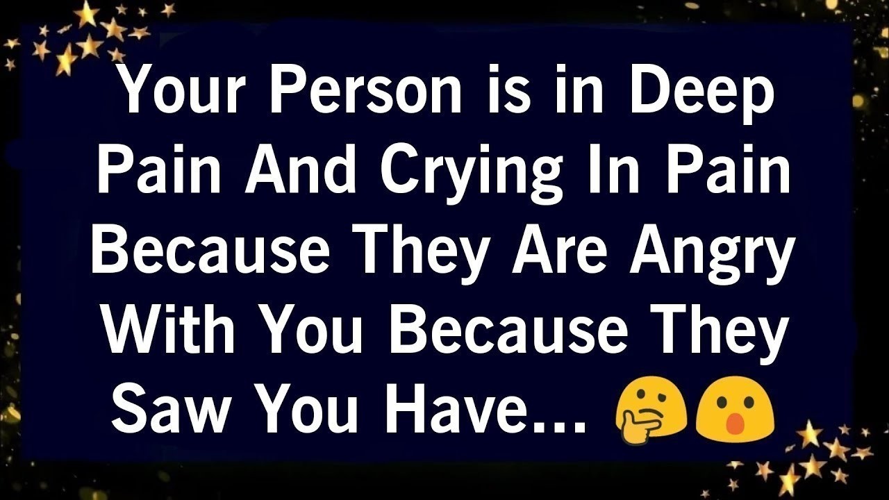 Ваш близкий человек испытывает глубокую боль и плачет от боли, потому что злится на вас, увидев...🫢🤔