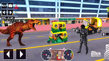 Tuk Tuk auto rickshaw driver game - 3D auto rickshaw driving game - Android iOS Gameplay 113
