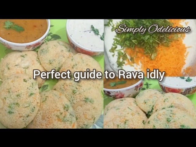Rava Idly/Stepwise guide on fluffy Spongy,delicious and Nutrition packed Rava idly @SimplyOdelicious | Naga