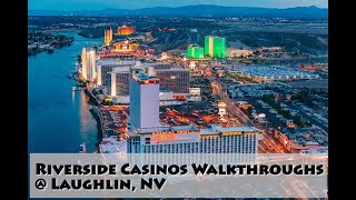 Laughlin Casinos Walkthrough (Riverside) 7-23-2023 w/ Narration