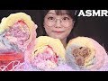 ASMR 직접만든 솜사탕 아이스크림 브리또 COTTON CANDY BURRITO EATING SOUNDS MUKBANG & COOKING | Ae Jeong ASMR