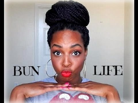 How To Put Braids In A Bun