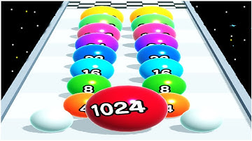 2048 Amaze Balls - 2048 ball run - merge balls 2048 - Gameplay Walkthrough - Max Levels (141-160)