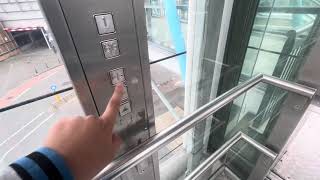 2001 Lödige (mod ThyssenKrupp 2016?) Hydraulic elevator @ Alexandrium Shopping Mall Rotterdam NL