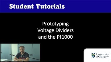Breadboarding 5 - Voltage Dividers and the Pt1000 (5/10)