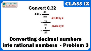 Converting decimal Expansion into Rational numbers - Problem 3 - Maths