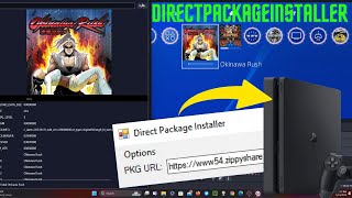 DirectPackageInstaller a tool to send PKG to your PS4 from direct links  using  GoldHEN payloader