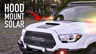 Hood Mounted Solar Panels For Toyota & Jeep  Lensun Solar