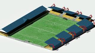 AutoCAD 3D Practice Football Stadium 3D Modeling Training - QasimCAD