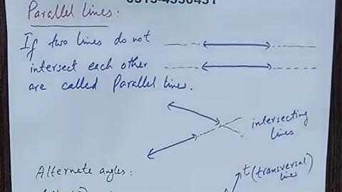 Math lecture#13 (Parallelogram and it