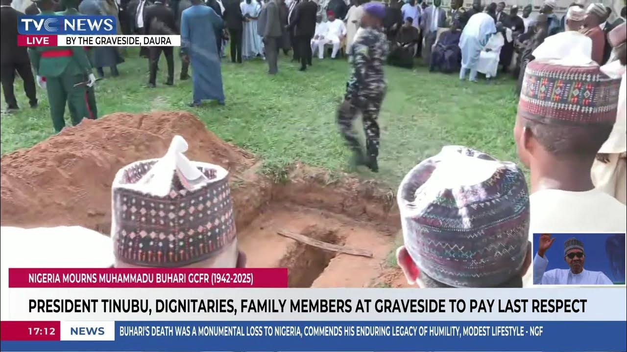 Former President Buhari’s Body Set To Be Interred Inside His Residence