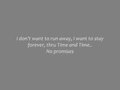 shayne ward - no promises [lyrics]