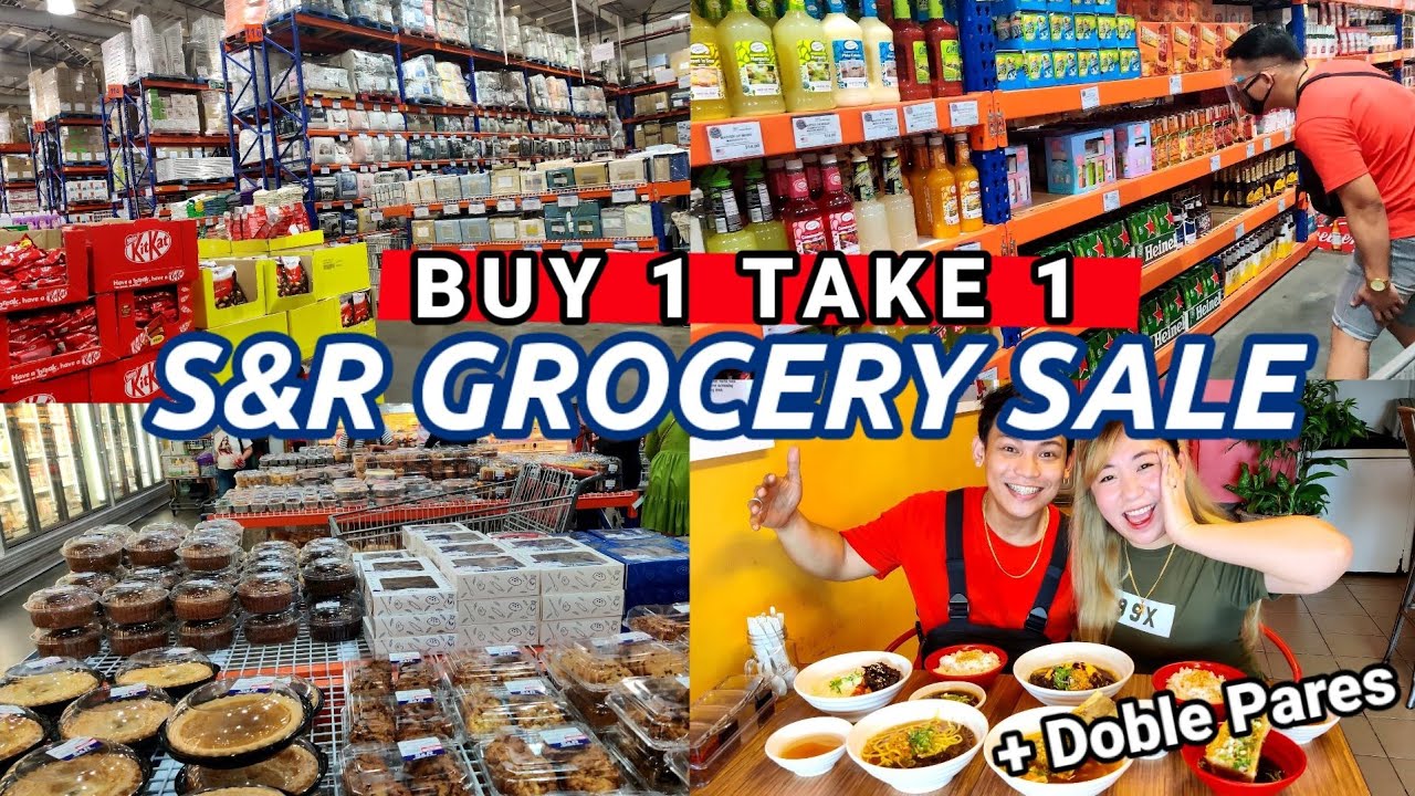 May 2021 Snr Grocery Sale Buy1take1 Grocery Chocolates Toiletries Doble Pares Foodtrip Youtube