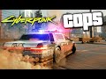 Cyberpunk 2077 NCPD: CRIMES & COP CAR PATROLS | RTX Gameplay