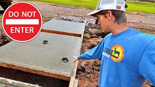 How to build a DIY concrete path. You don’t ever want this to happen! (Part 1)