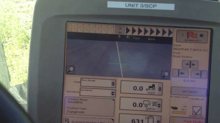 Variable Rate Fungicide application in Pulse Crop, Precision Farming Aberhart Farms 2012