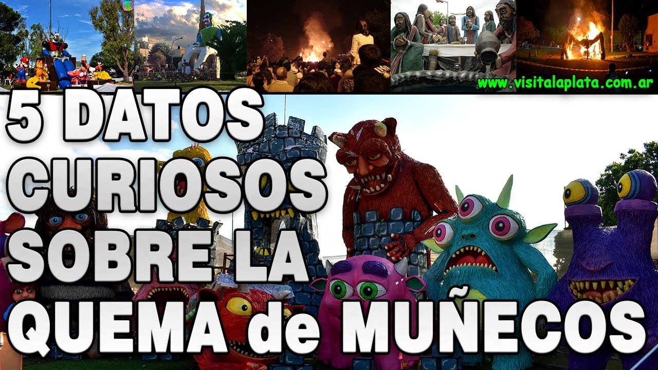 5 Datos Curiosos sobre la Quema de Muñecos de Año Nuevo // Fin de Año,  en La Plata, Argentina.