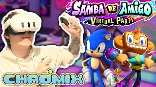 THIS GAME MADE ME RUN LIKE SONIC - Samba de Amigo Virtual Party by chaomix 9,899 views 7 months ago 8 minutes, 44 seconds