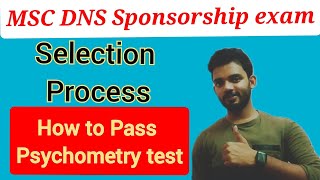 MSC Sponsorship exam / Selection Process//How to Pass their Psychometry test ??{Special Guidance}
