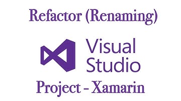 Renaming Visual Studio Project