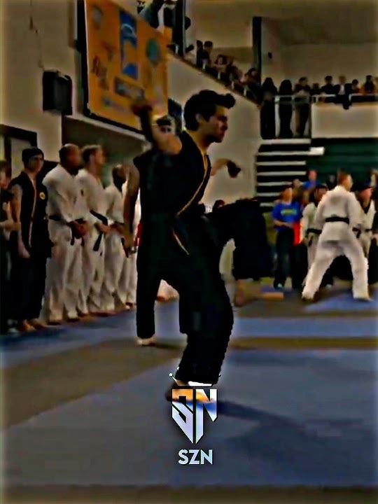 Miguel’s Crane Kick🔥#youtueshorts #edit #cobrakai #migueldiaz #johnnylawrence #karatekid