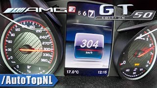 Mercedes AMG GT C | 0-304km/h ACCELERATION & TOP SPEED w/ RACE START by AutoTopNL