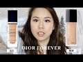 NEW* Dior Forever 24h* Wear High Perfection Skin-Caring Matte Foundation Review |AlisonHa