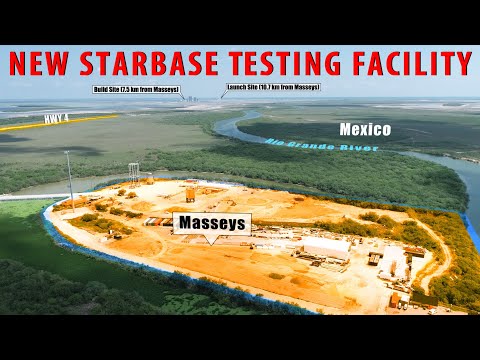 SpaceX Starbase/Masseys New Testing Facility Drone Flight