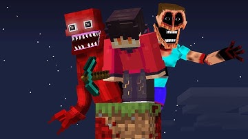 I Survived on ONE BLOCK with EVERY HORROR MOD (Episode 2)