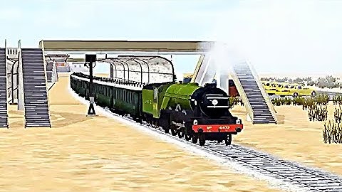 Train Sim - Desert Using Flying Scotsman - Simulasi Kereta Api