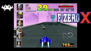 Parallel N64 | F-Zero X 4K UHD | N64 Emulator Gameplay