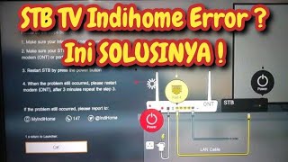 Simpel Atasi STB TV Indihome Error 1302 Failed Get Ip