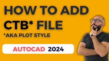 AutoCAD - How to ADD CTB File or Plot Style file - AutoCAD LT 2024